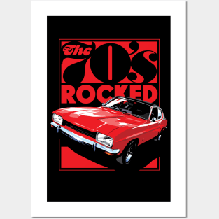 The 70s Rocked - Ford Capri Posters and Art